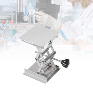 Mini Lab Lift Lifting Platforms Stainless Steel Lab Tool Jack Scissor Stand Rack