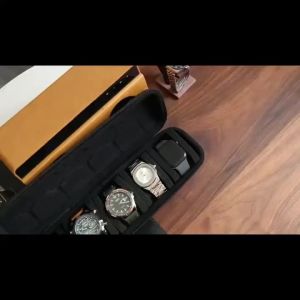 5-Slot Watch Travel Box Watch Storage Box Hard Shell Watch Travel Box Suitable for Mens and Womens Watch Handbags