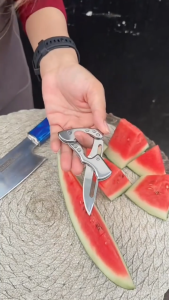 Bakufu Kinfe มีดพกเล็ก มีดอเนกประสงค์ มีดเดินป่า/เข้าป่า มีดแกะกล่องพัสดุ รุ่น SD-14