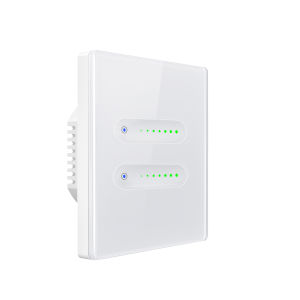 AVATTO TUYA mart Dimmers Switch สวิตช์หรี่ไฟอัจฉริยะ WiFi สวิตช์หรี่แสงได้มีการควบคุม2Way ในสหภาพยุโรป Switch1หรี่แสงได้ไฟ LED/สวิตช์ไฟกระจก2แก๊งค์สัมผัส
