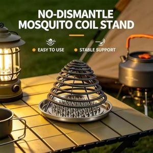 5Pcs Triangular Incense Holder with Ash Tray Standing Incense Holder Safty Coil Burner Mosquito Incense Rack Incense Base Aromatherapy Plate