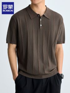 ROMON | Mens Summer New Style Fashion Casual Polo T-shirt