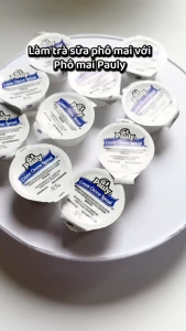 Combo 10 hũ Phô mai kem Pauly Cream Cheese 28g /hũ nhập khẩu Mỹ