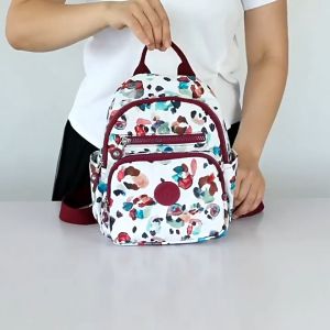 JIVIVIL Ba Lô Nữ Ba Lô Du Lịch Đi Chơi Bằng Nylon Túi Đi Học