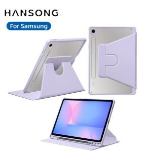 Funda for Samsung Galaxy Tab S10 Lite SM-X406B Magnetic Case for Tab S10FE S9FE S9 Magnetic Stand PU Leather Protective Cover