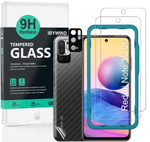 Poco M3 Pro 5G by Ibywind ฟิล์มกระจกนิรภัยแบบใส 2 ชิ้น แถม ฟิล์มกันรอยด้านหลัง และ กันรอยกล้อง พร้อมชุดติดตั้งอย่างง่าย