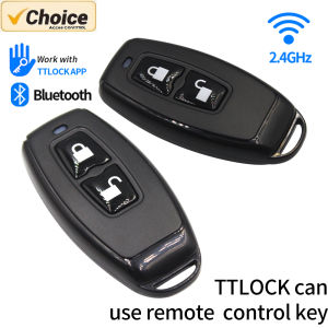 2.4GHz & 433MHz Wireless Garage Door Opener : TTLock APP Compatible Remote Controller Smart Lock/Home Security CR2032 Battery