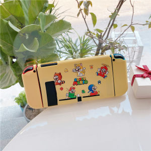 Case For Nintendo Switch /Switch OLED/Switch Lite Soft TPU Split Protective Case Cover Cute Cartoon Mario Anti-Scratch Casing Nintendo Switch/Switch OLED Case