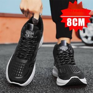 Elevator Shoes 10cm Male Spring & Fall New Arrival Teen Trend Easiest for Match Sneaker Casual Soft Bottom Running Shoes Hidden Heel