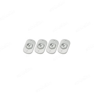 4 ชิ้น/เซ็ต Self-Adhesive ลูกกลิ้งสําหรับเฟอร์นิเจอร์ Universal รอกหมุนล้อหมุนล้อเลื่อนสําหรับกล่องสเก็ตตู้