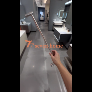 ราวแขวนผ้าขนหนู สแตนเลส 304 ราวแขวนผ้าในห้องน้ำ แบบติดผนัง ราวเดี่ยว ทนทานไม่เป็นสนิม ติดตั้งง่าย