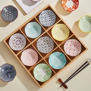 9-Grid Dish Separation Food Tray
