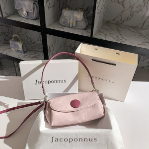 Pink Genuine Leather Tote Bag Womens Casual Fashion Trend Soft Handle Zipper Closure Shoulder Crossbody Bag High Quality Texture