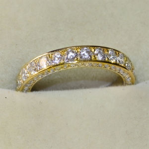 Huitan Simple Women Wedding Party Finger Rings Dazzling Cubic Zircon Anniversary Gift Proposal Ring Timeless Classic Jewelry