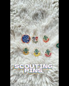 Girl Scout & Boy Scout Pins and Pin Holder | Investiture World Twinkler Star Junior Senior | BZ Boutique