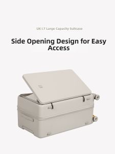 Expandable Large Capacity Side Opening Travel Luggage