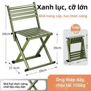 Jiaxun | Ghế Gấp Di Động Cho Dã Ngoại Nướng BBQ Câu Cá