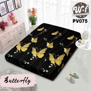PROMO!! Sarung Kasur Busa Resleting Motif Karakter Anak Size No.1 180x200x20 Bahan Katun Polyester Berkualitas
