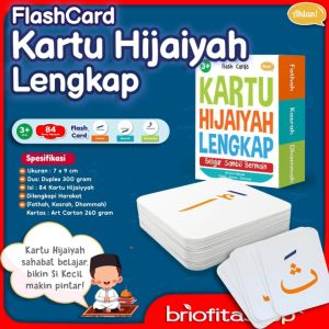 Mainan Edukasi Flash Card Kartu Hijaiyah Lengkap Ahlan️