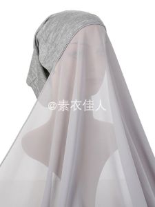 Bộ Khăn Choàng Voan Ngọc Trai Cho Nữ Mũ Khăn Quàng Cổ Mũ Khăn Dài Một Mảnh Bộ 2 Món Phụ Kiện Mùa Xuân Thu Đông