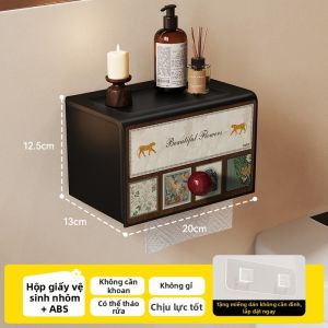 MEISD | Giá Đựng Giấy Vệ Sinh Treo Tường Không Cần Khoan