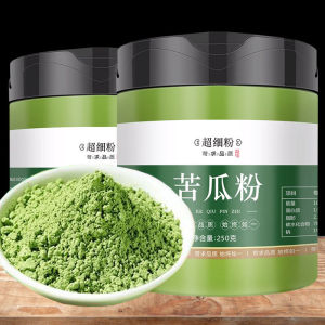 Natural Pure Bitter Gourd Powder Ultra Fine Grind for Blood Sugar Tea Drink Bitter Gourd Juice Mask Beauty Skin Care Supplement