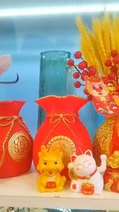 Hũ Đựng Vàng Tài Lộc Mèo Thần Tài Ông Thần Tài Rồng Con Để Trang Trí Bàn Thờ Bàn Làm Việc Cực May Mắn