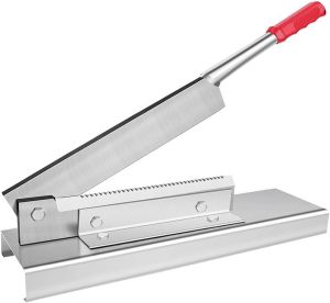 Meat Bone Slicer And Cutter Stainless Steel Manual Meat Slicer Cutting Chopping Cutter Machine Chicken Leg Cutter Fish Ribs Bone Ribbon For Fat Beef And Mutton Roll Slicer Frozen Meat Planing Machine For Household Commercial