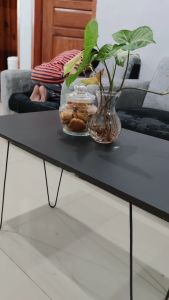 Omahfurniture.id Meja Tamu Minimalis Modern Aesthetic - 120x60 / 120x50 / 120x40 / 100x60 / 100x50