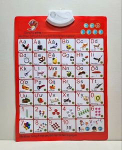 Đồ chơi bảng học chữ và số chỗ bé có âm thanh/Bảng học chữ số