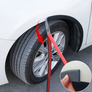 SEAMETAL 1.5m/4m/6m Car Wheel Eyebrow Fender Bumper Protection Anti Scratch Rubber Seal Strip Car Wheel Trim Strips Auto Accessories