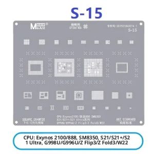 Maant แผ่นลายฉลุอเนกประสงค์สำหรับ Samsung CPU IC A10 A70 A51 Note 10 S10 Exynos7870 7904 9610 SM5713ซ่อม S2MU005X03