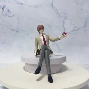 Bandai | 12-16cm Horror Anime Death Note Handmade Genius Night God Moon Death Reaper Ryuk Handmade PVC Model Desktop Ornament Anime Gift