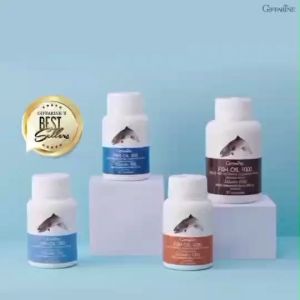 น้ำมันปลา กิฟฟารีน Giffarine Fish Oil อาหารเสริม โอเมก้า 3 DHA EPA วิตามิน อี vit E omega3
