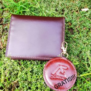 Card holder kulit dompet kartu kulit pria wanita