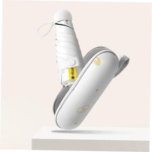 Mini Pocket Umbrella Women UV Protection Small Umbrellas 260g Stainless Steel Stick Home Daily Use Rain Umbrella