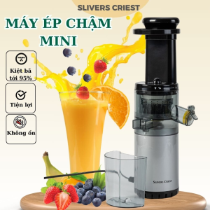 MÁY ÉP CHẬM MINI SLIVERS CRIEST X576 MÁY ÉP TRÁI CÂY SLIVERS CRIEST CHÍNH HÃNG MÁY ÉP CHẬM MINI NHỎ GỌN TIỆN LỢI DỄ SỬ DỤNG