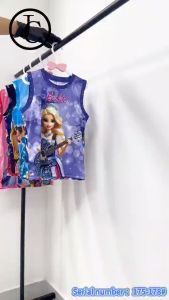 Kids jersey terno for girls 2-7yrsold barbie