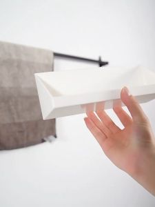 ชั้นวางติดผนังในตู้ ที่เก็บของ ชั้นวางของ ชั้นวางติดผัง ชั้นวางของ ที่วางของในตู้ ไม่ต้องเจาะ