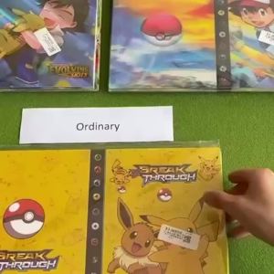 Takara Tomy | Hộp Đựng Thẻ Pokémon Album Dành Cho Người Sưu Tầm Có 4 Ngăn Chứa Tối Đa 240 Thẻ Thuộc Nhiều Loại Khác Nhau Để Sưu Tầm Trò Chơi