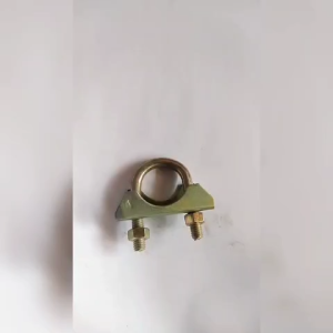 KLEM U JAKET GOLD 1 INCH 1" TEBAL 7mm PIPA KUNING CLAMP BAUT MUR MOR