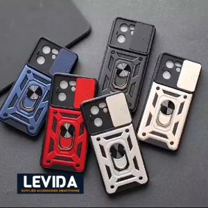 Case Xiaomi 13T Xiaomi 13T Pro Case Robot Slide Kamera Protect Ringstand