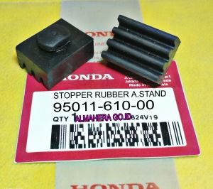 Karet standar 2 tengah Satu set Honda Beat Scoopy Spacy Vario Stopper Rubber A Stand Honda Scoopy/Vario/BeAT/Spacy dan motor matic honda original