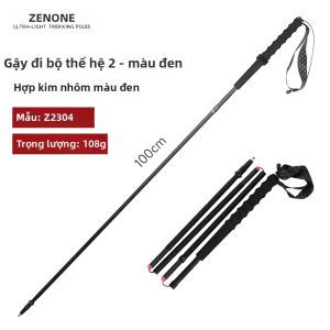 Gậy Đèn Phượt Nhôm Siêu Nhẹ Gấp 4 Đoạn