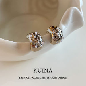 kuina | Elegant Luxurious Sterling Silver Unique Beautiful Earrings