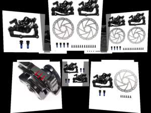​​ZOOM Mechanical Disc Brake Caliper for MTB Road Bike Cable Pull Front Rear 160mm Rotor Bicycle Brake Caliper