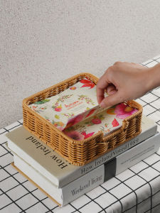 KENS | Nordic Style Square Rattan Imitation Luxury Hotel Home Tissue Holder