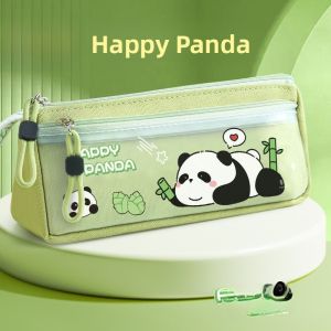 High Capacity Pencil Case Girls Version Boys Style Stationery Bag Large Capacity Pencil Box Studious Pencil Case Capybara Design