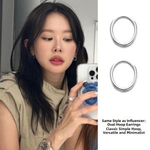 YICAN | Simple Stylish Luxury Oval Hoop Earrings