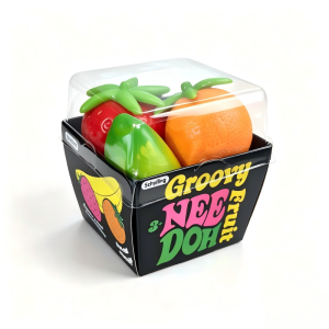 NeeDoh | NeeDoh Groovy Fruit Squishy Toy TPR Banana Orange Strawberry Stress Relief Anxiety Relief Relaxing Accessory For Gift